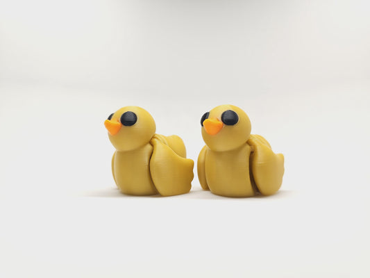 Unique 3D Printed Articulated Duck - Perfect Gift for Duck Lovers