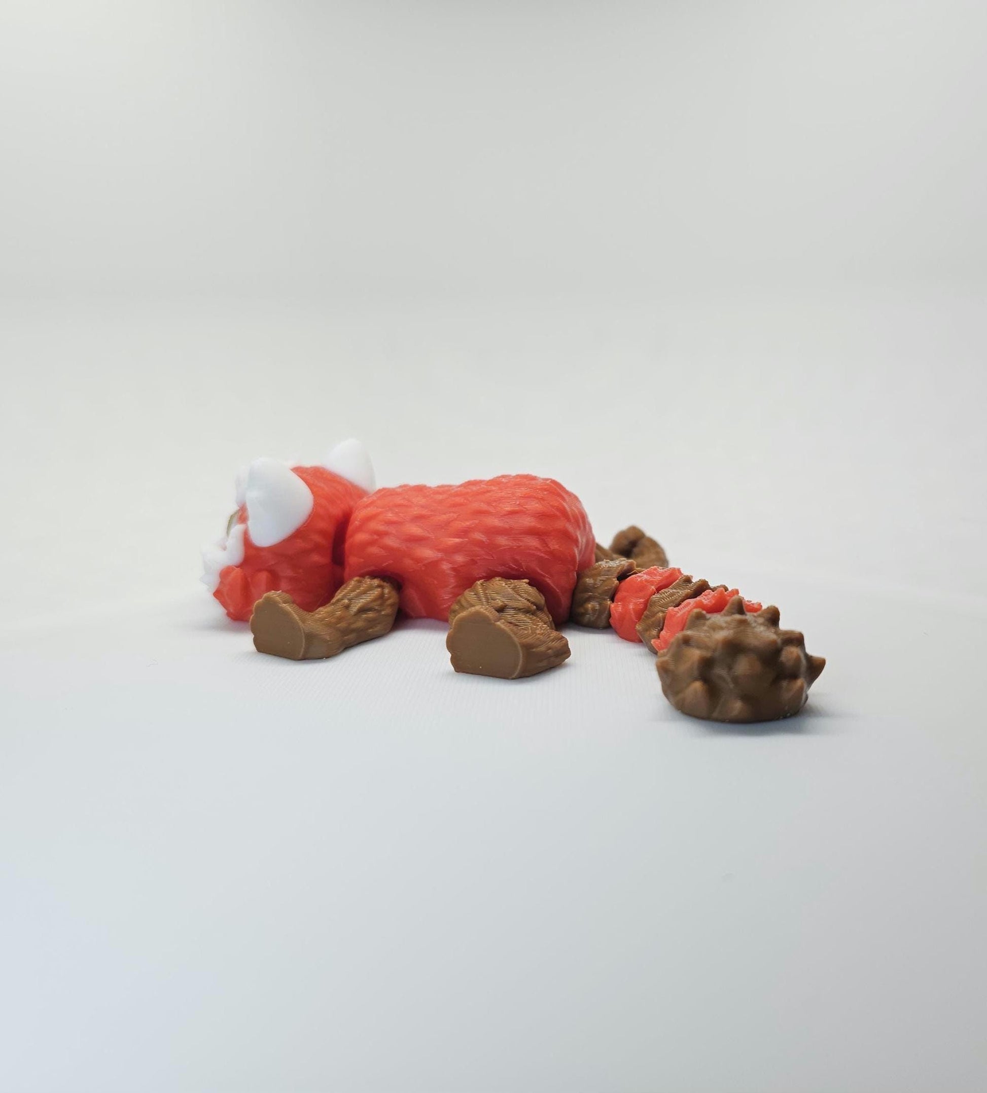 Articulated 3D Printed Red Panda Toy | Moveable Desk Buddy | Fun Home Decor | Gift For Her