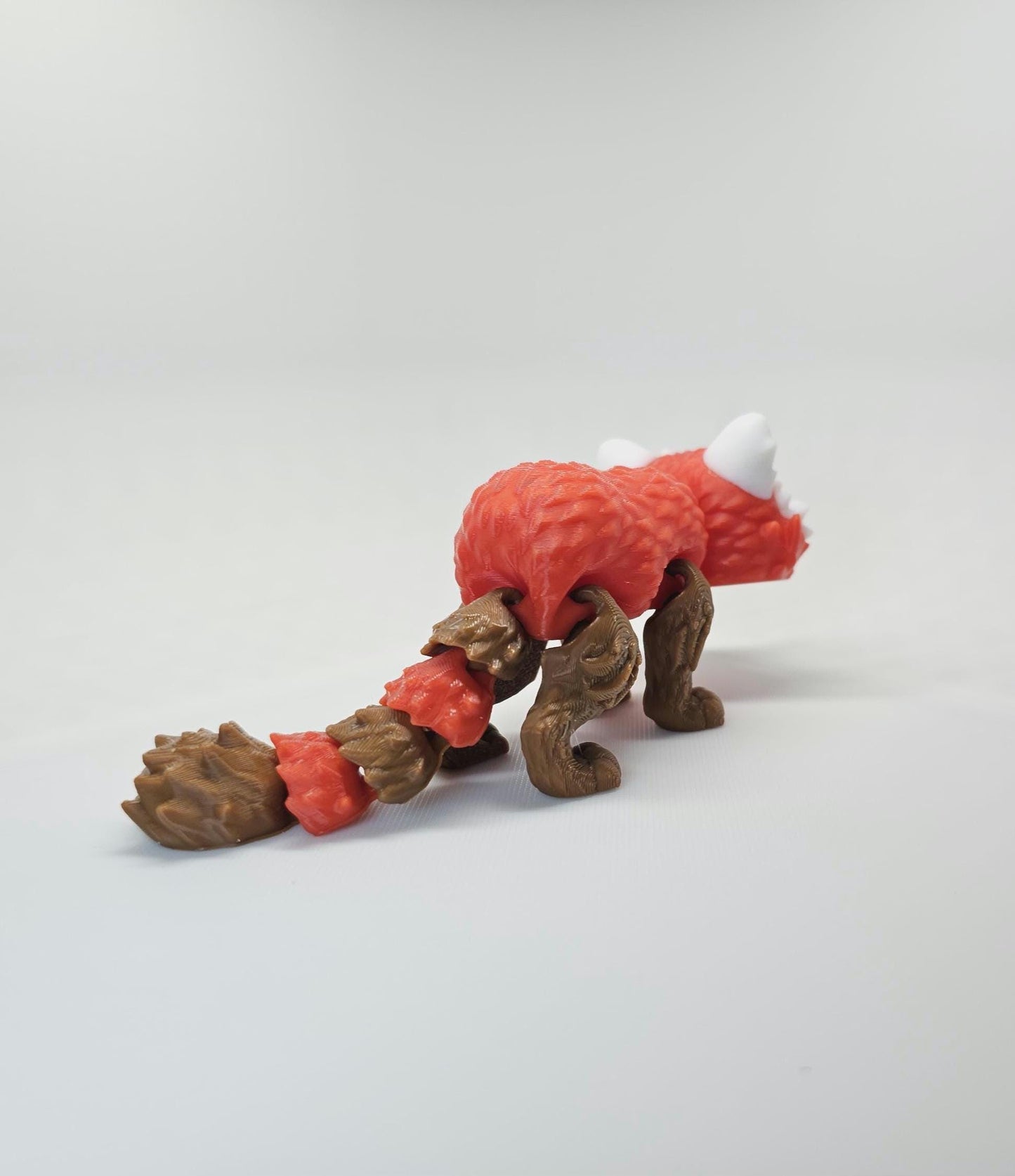 Articulated 3D Printed Red Panda Toy | Moveable Desk Buddy | Fun Home Decor | Gift For Her