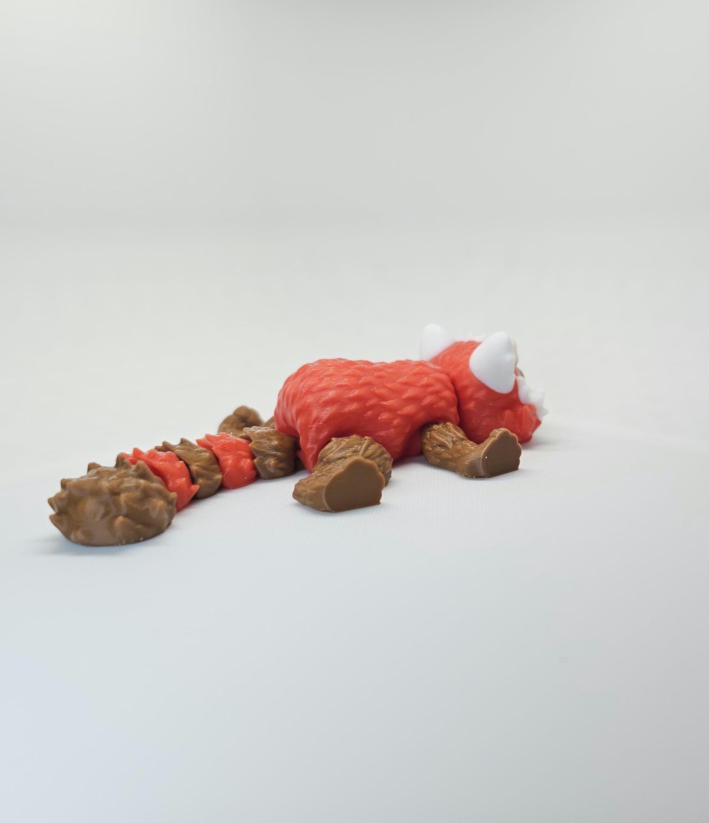 Articulated 3D Printed Red Panda Toy | Moveable Desk Buddy | Fun Home Decor | Gift For Her