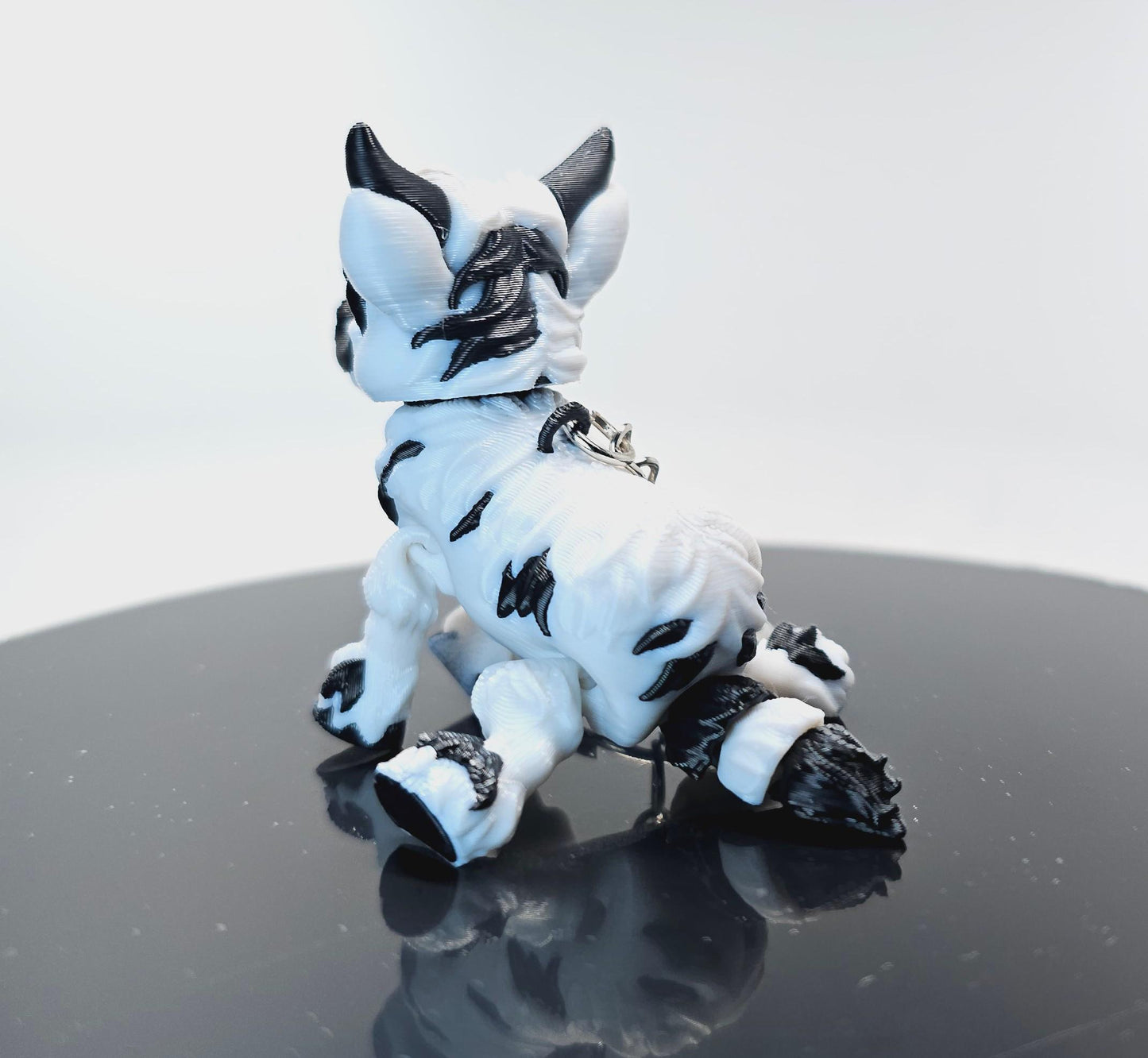Fun 3D Printed Highland Cow Keychain - A Must Have Accessory for Your Backpack!