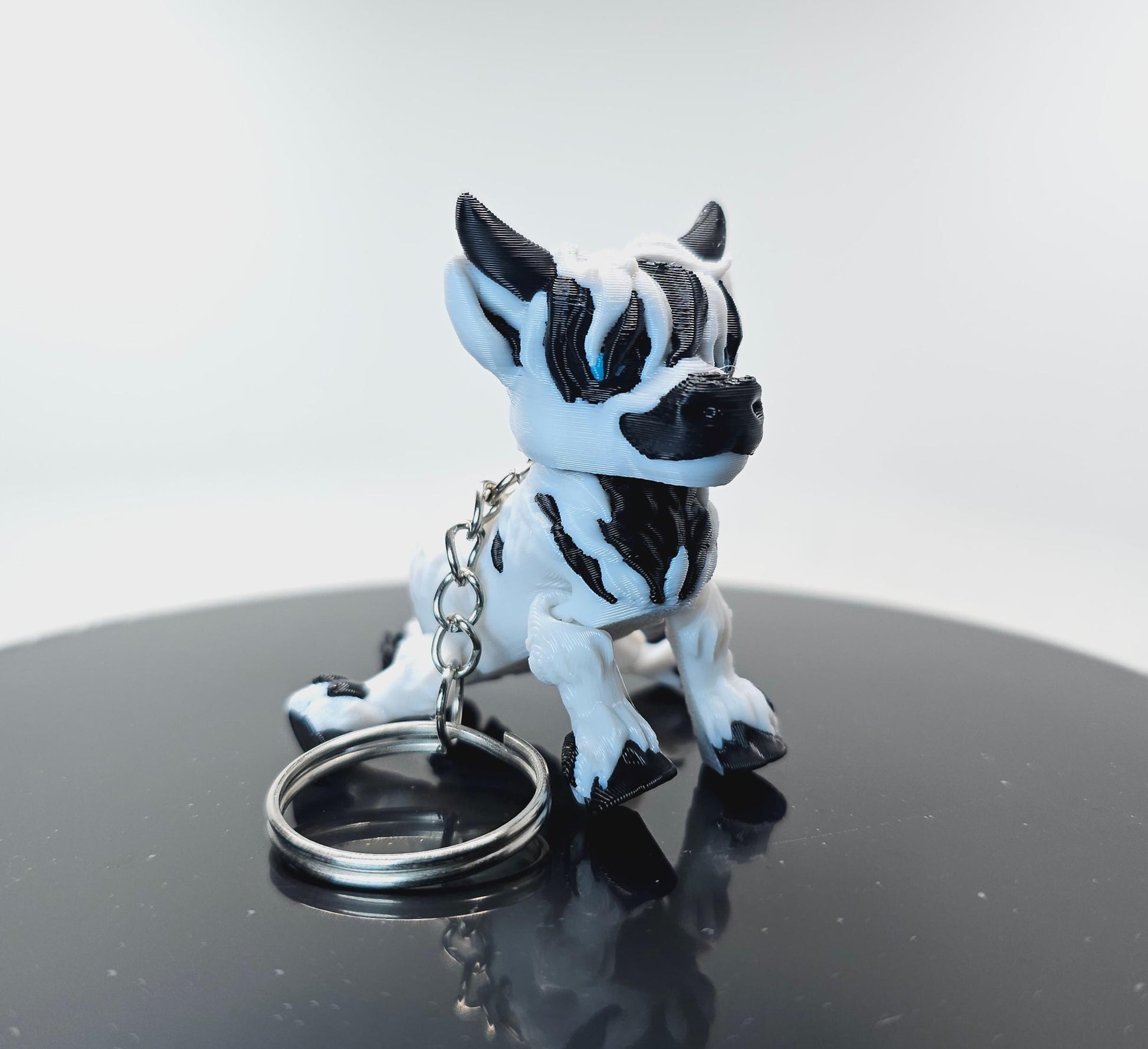 Fun 3D Printed Highland Cow Keychain - A Must Have Accessory for Your Backpack!