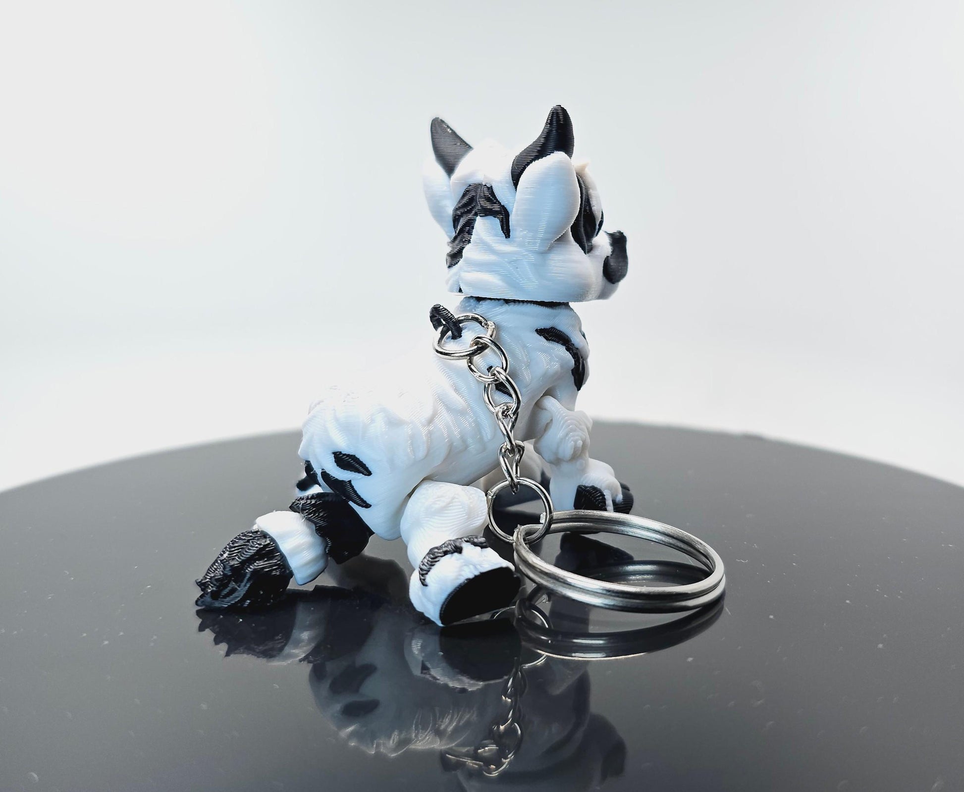 Fun 3D Printed Highland Cow Keychain - A Must Have Accessory for Your Backpack!