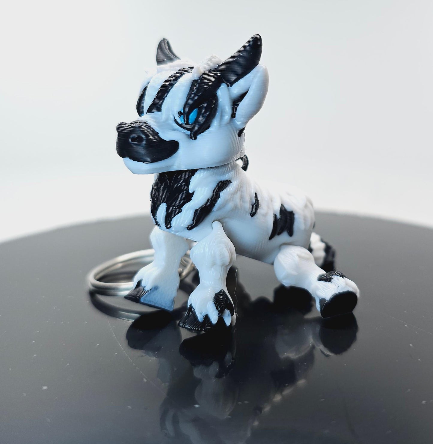 Fun 3D Printed Highland Cow Keychain - A Must Have Accessory for Your Backpack!
