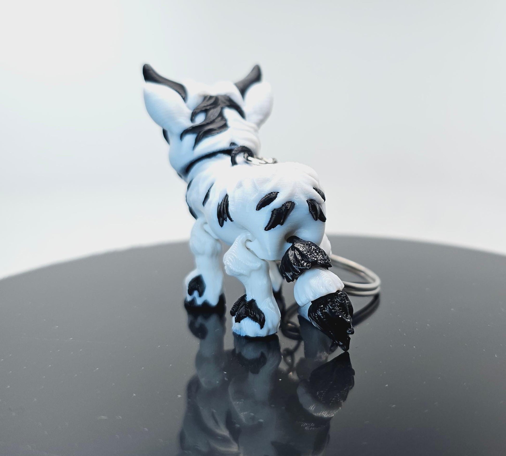 Fun 3D Printed Highland Cow Keychain - A Must Have Accessory for Your Backpack!
