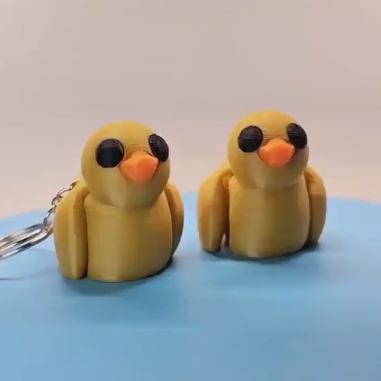 Unique 3D Printed Articulated Duck - Perfect Gift for Duck Lovers